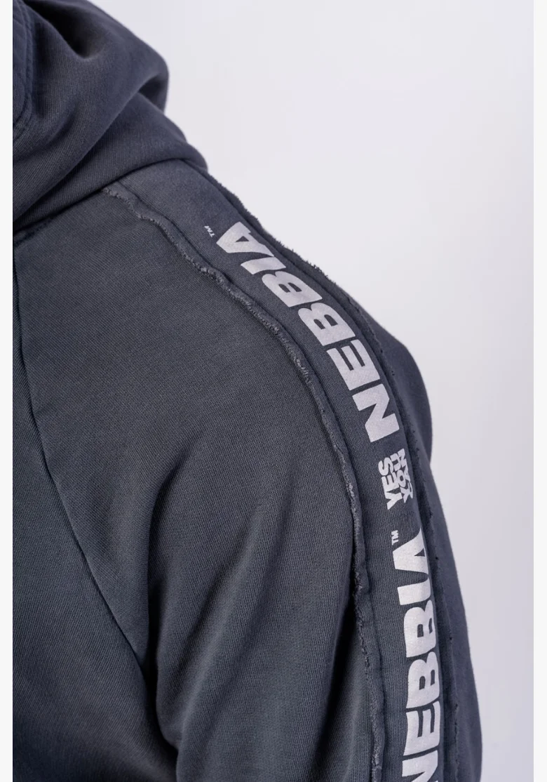NEBBIA • NEBBIA Felpa con cappuccio HERITAGE nera • Nebshop.cz