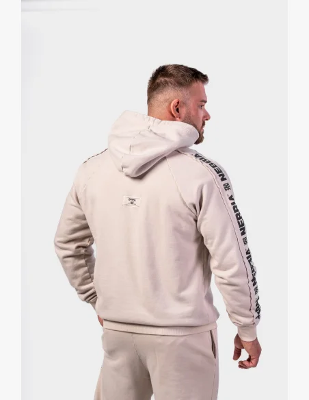 NEBBIA • NEBBIA Mikina con cappuccio HERITAGE crema • Nebshop.it