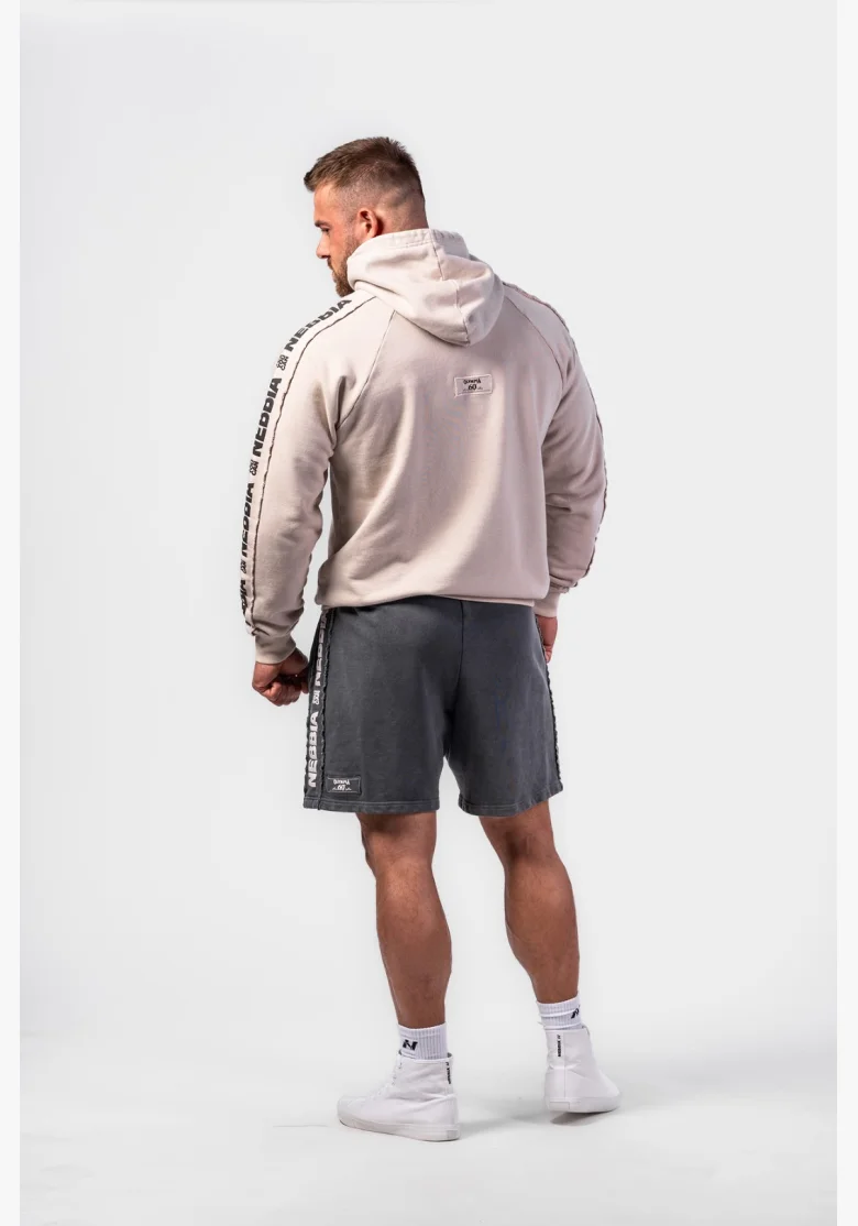 NEBBIA • NEBBIA Mikina con cappuccio HERITAGE crema • Nebshop.it