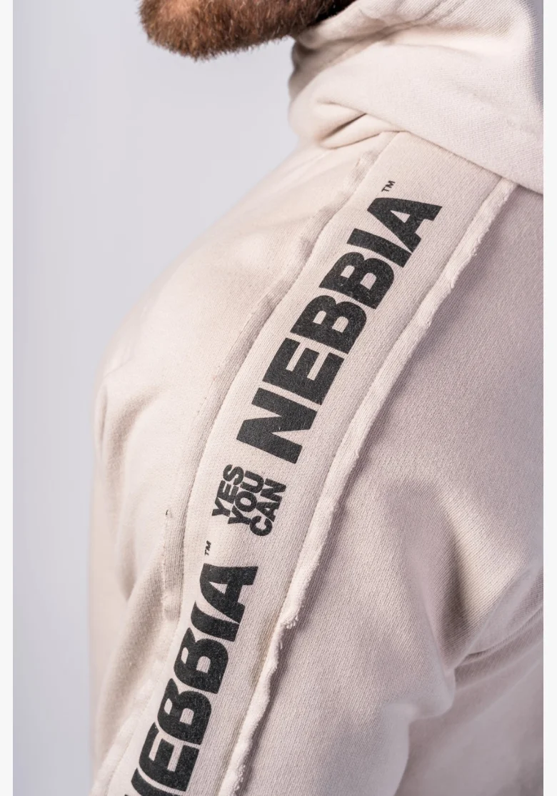 NEBBIA • NEBBIA Mikina con cappuccio HERITAGE crema • Nebshop.it