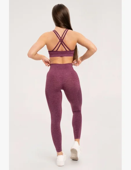 Gym Glamour Leggings senza cuciture senza effetto push-up Cherry • Nebshop.cz