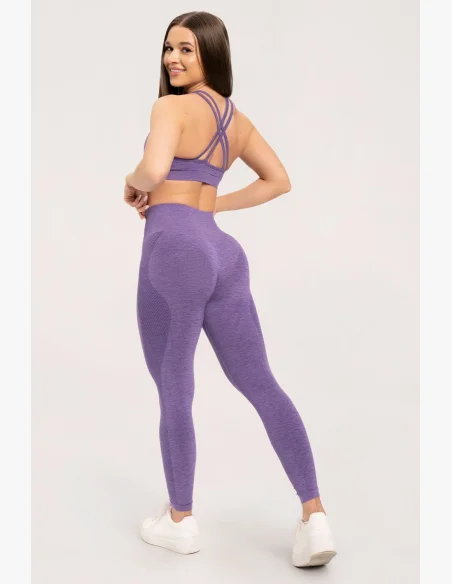 Gym Glamour Leggings senza cuciture senza effetto push-up Violet • Nebshop.cz