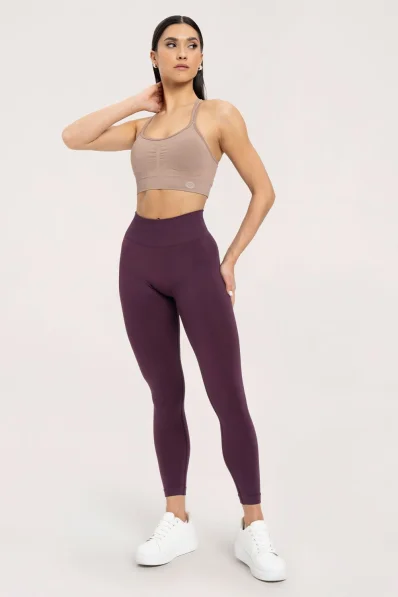 Gym Glamour Leggings flessibili 2.0 Vino Rosso • Nebshop.cz