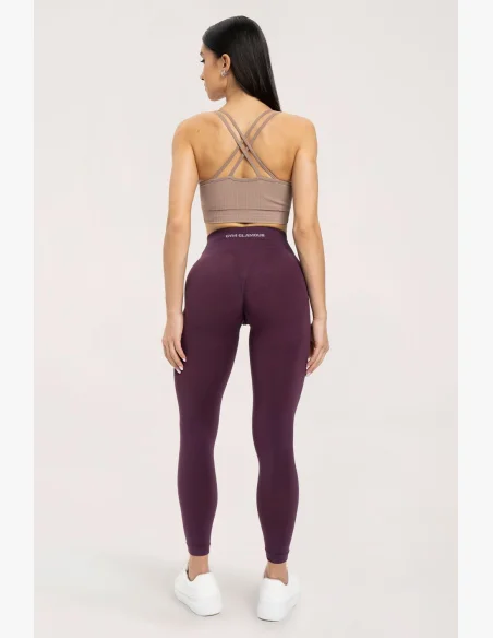 Gym Glamour Leggings flessibili 2.0 Vino Rosso • Nebshop.cz