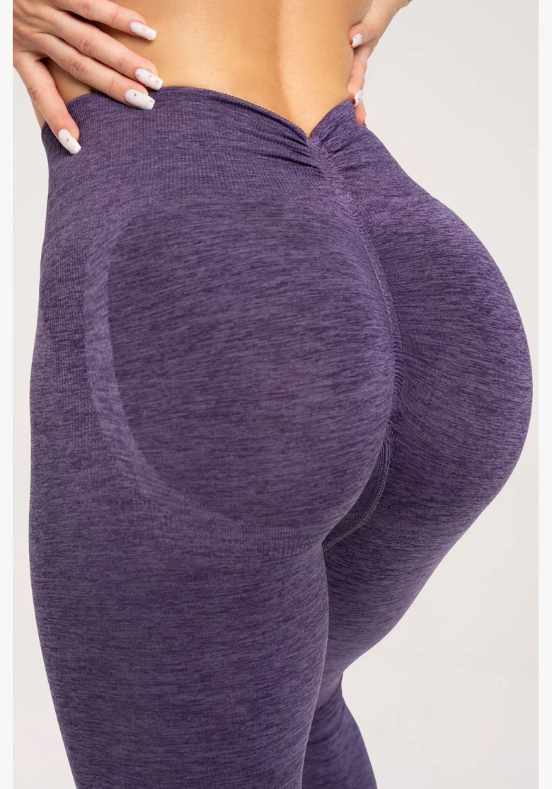 Gym Glamour Leggings seamless deep push up plummer • Nebshop.cz