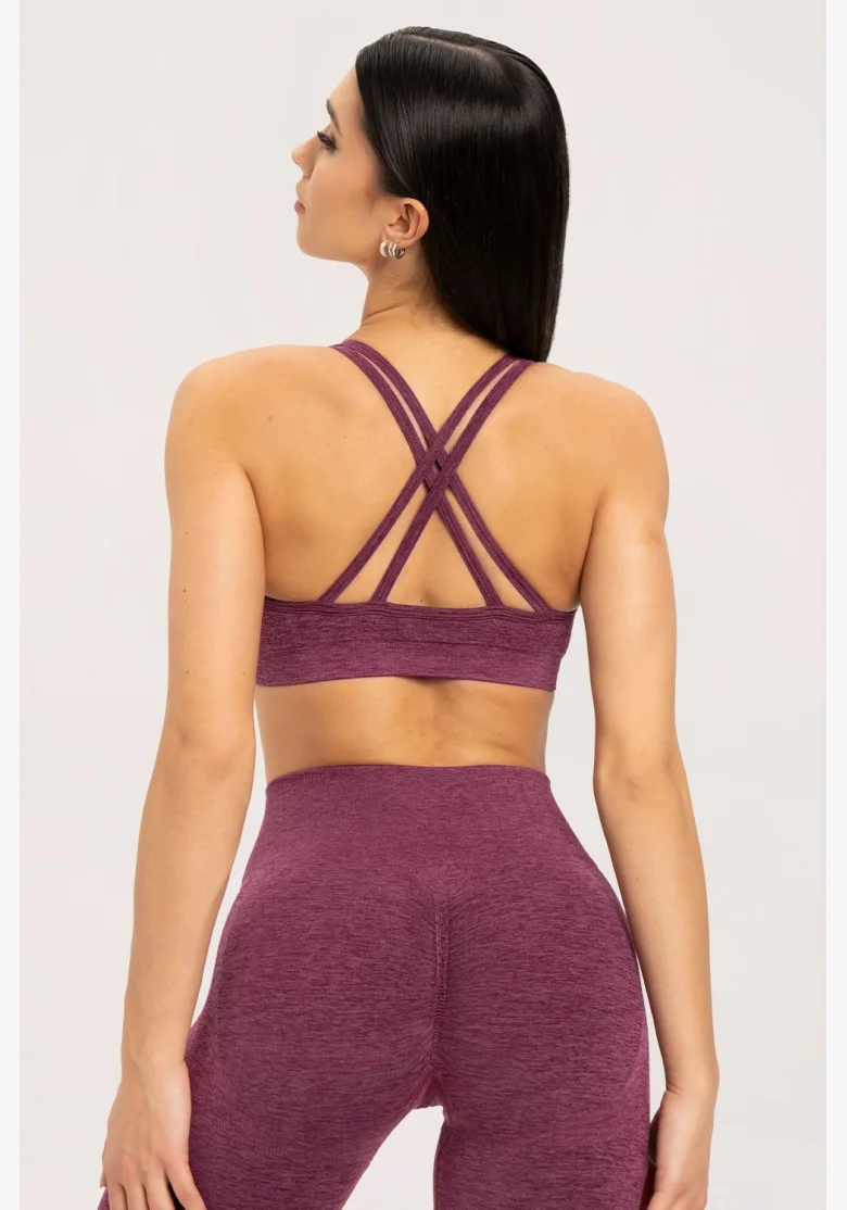 Gym Glamour Bra seamless cherry • Nebshop.cz