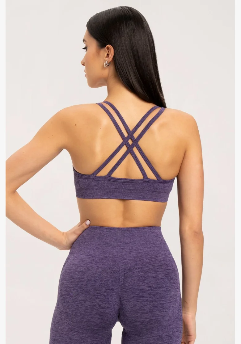 Gym Glamour Bra seamless plum • Nebshop.it