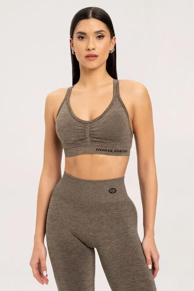 Gym Glamour Bra seamless espresso • Nebshop.cz