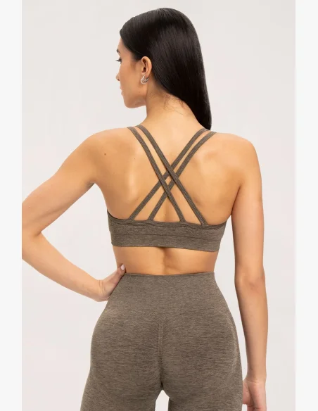 Gym Glamour Bra seamless espresso • Nebshop.cz