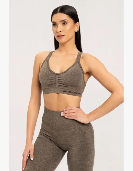 Gym Glamour Bra seamless espresso • Nebshop.cz