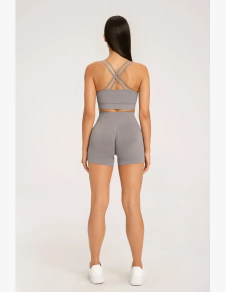 Gym Glamour Pantaloni push up 2.0 ghost grey • Nebshop.cz