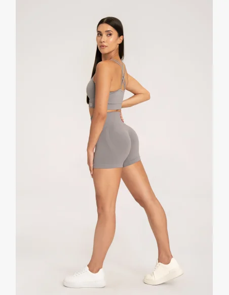 Gym Glamour Pantaloni push up 2.0 ghost grey • Nebshop.cz
