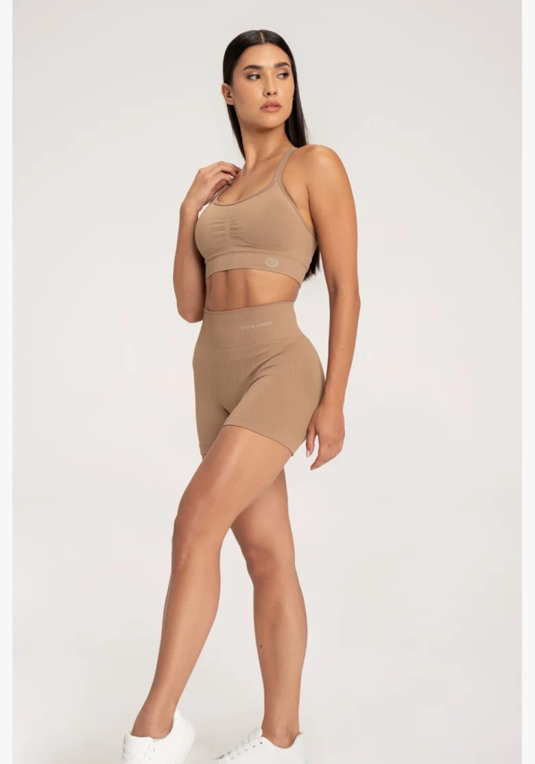 Gym Glamour Shorts push up 2.0 nougat • Nebshop.cz