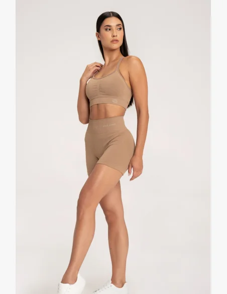 Gym Glamour Shorts push up 2.0 nougat • Nebshop.cz
