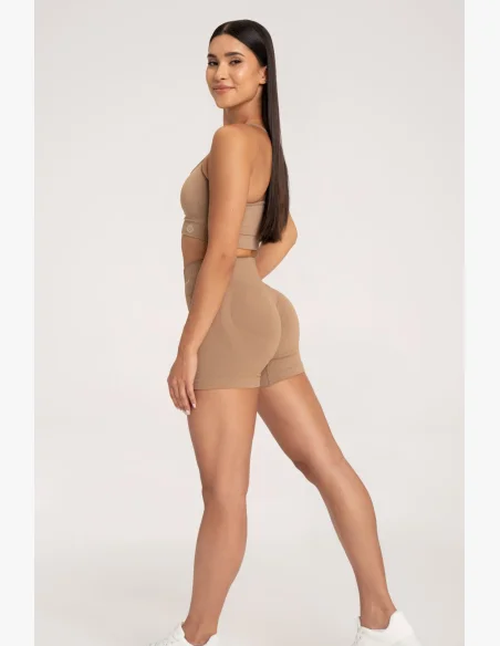 Gym Glamour Shorts push up 2.0 nougat • Nebshop.cz