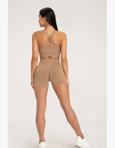 Gym Glamour Shorts push up 2.0 nougat • Nebshop.cz