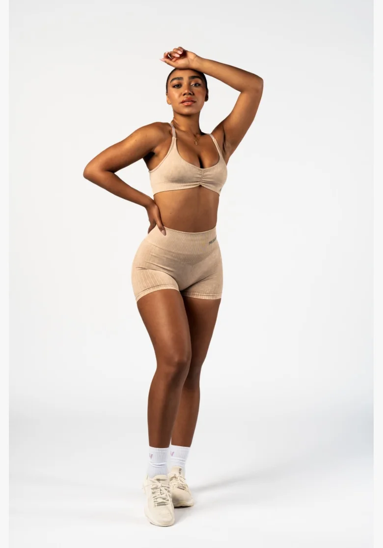 NEBBIA • NEBBIA Pantaloni push-up senza cuciture con vita alta TOTALLY SEAMLESS crema • Nebshop.it