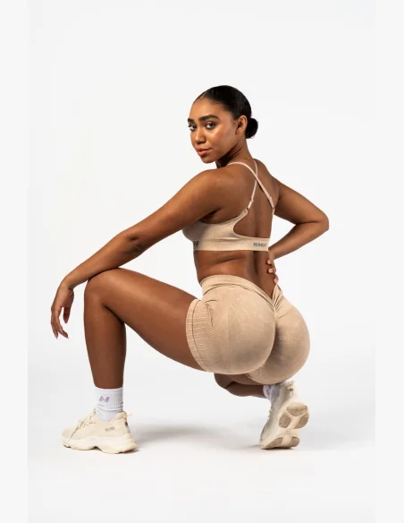 NEBBIA • NEBBIA Pantaloni push-up senza cuciture con vita alta TOTALLY SEAMLESS crema • Nebshop.it
