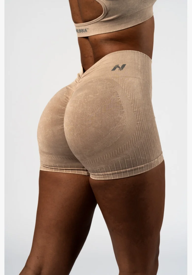 NEBBIA • NEBBIA Pantaloni push-up senza cuciture con vita alta TOTALLY SEAMLESS crema • Nebshop.it