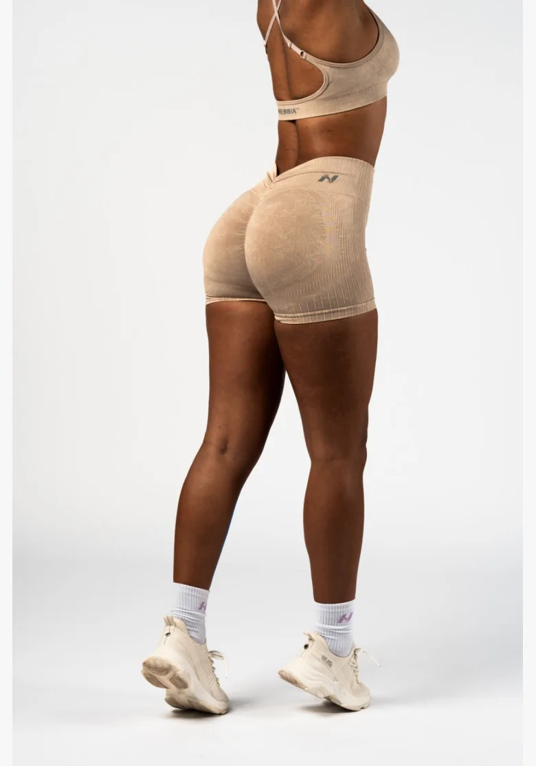 NEBBIA • NEBBIA Pantaloni push-up senza cuciture con vita alta TOTALLY SEAMLESS crema • Nebshop.it