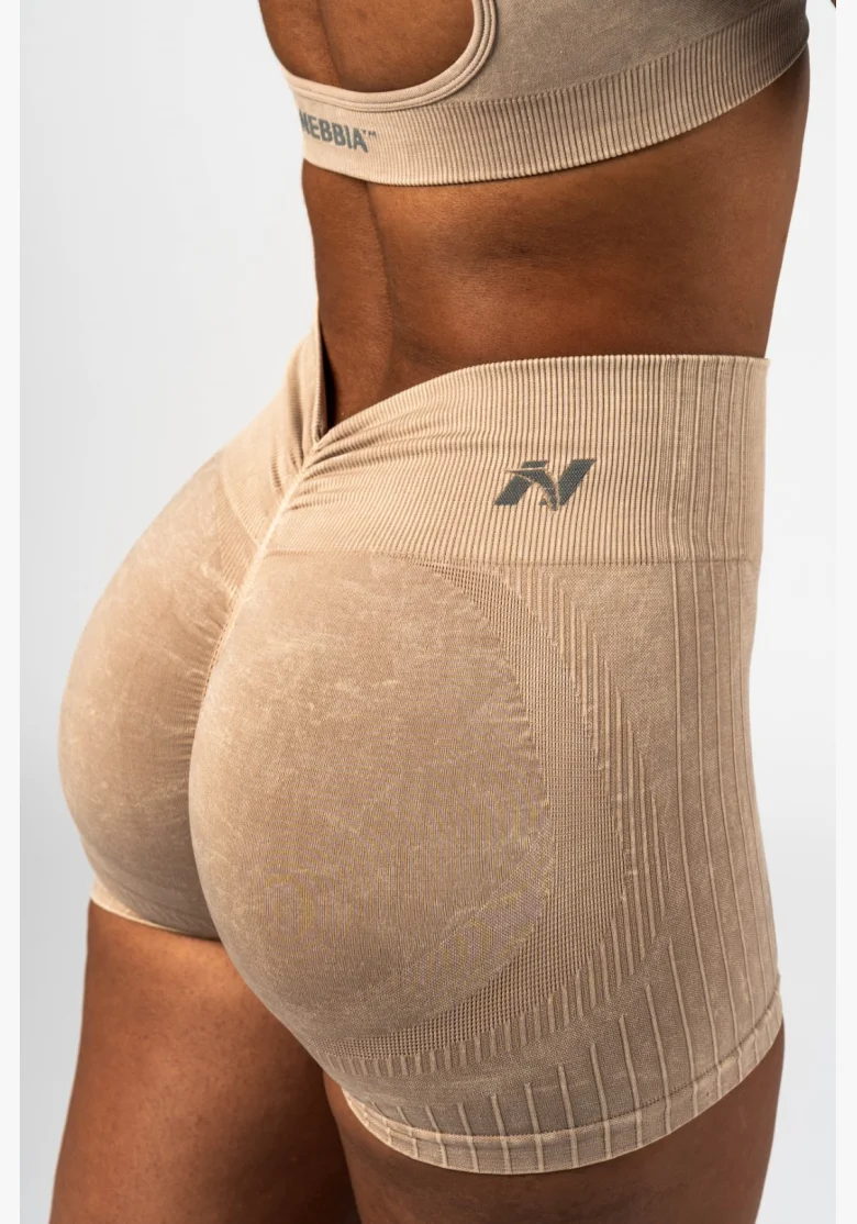 NEBBIA • NEBBIA Pantaloni push-up senza cuciture con vita alta TOTALLY SEAMLESS crema • Nebshop.it
