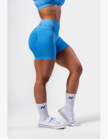 NEBBIA • NEBBIA Pantaloni push-up senza cuciture a vita alta TOTALLY SEAMLESS blu • Nebshop.cz