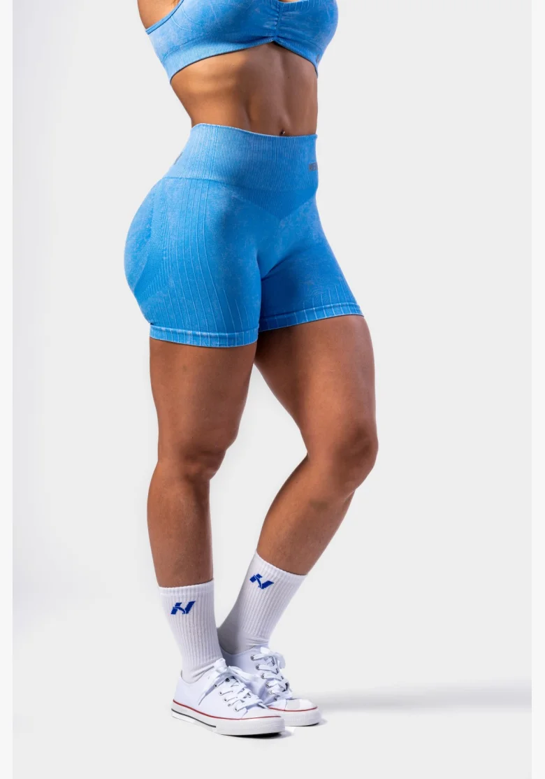 NEBBIA • NEBBIA Pantaloni push-up senza cuciture a vita alta TOTALLY SEAMLESS blu • Nebshop.cz