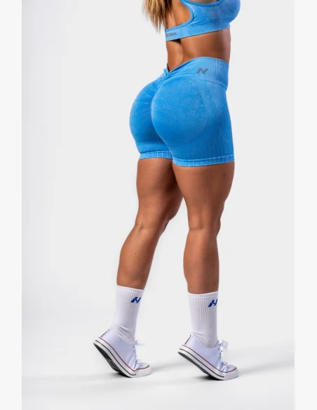 NEBBIA • NEBBIA Pantaloni push-up senza cuciture a vita alta TOTALLY SEAMLESS blu • Nebshop.cz