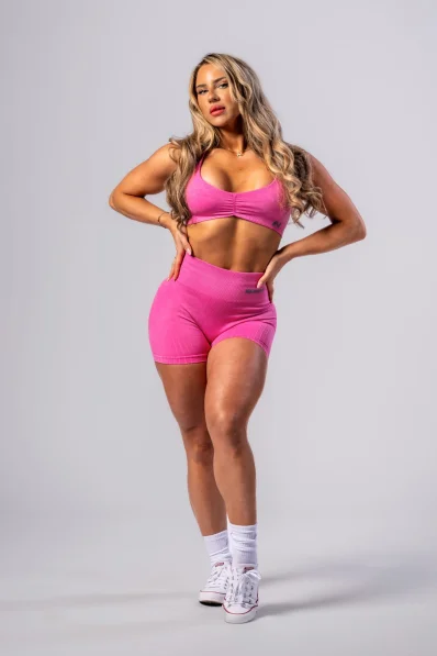 NEBBIA • NEBBIA Pantaloni push-up senza cuciture con alta vita TOTALLY SEAMLESS rosa • Nebshop.it