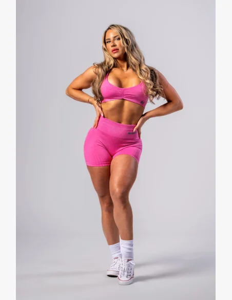 NEBBIA • NEBBIA Pantaloni push-up senza cuciture con alta vita TOTALLY SEAMLESS rosa • Nebshop.it
