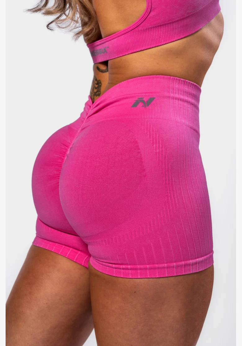 NEBBIA • NEBBIA Pantaloni push-up senza cuciture con alta vita TOTALLY SEAMLESS rosa • Nebshop.it