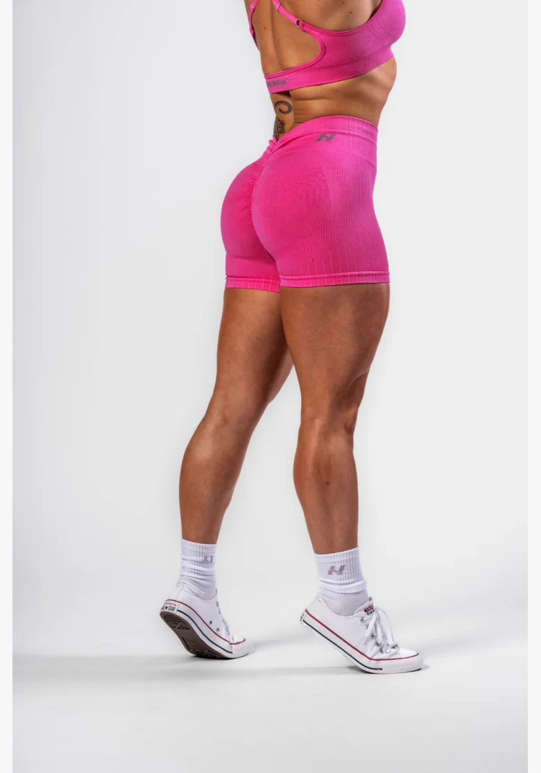 NEBBIA • NEBBIA Pantaloni push-up senza cuciture con alta vita TOTALLY SEAMLESS rosa • Nebshop.it