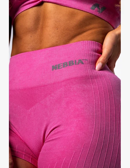 NEBBIA • NEBBIA Pantaloni push-up senza cuciture con alta vita TOTALLY SEAMLESS rosa • Nebshop.it