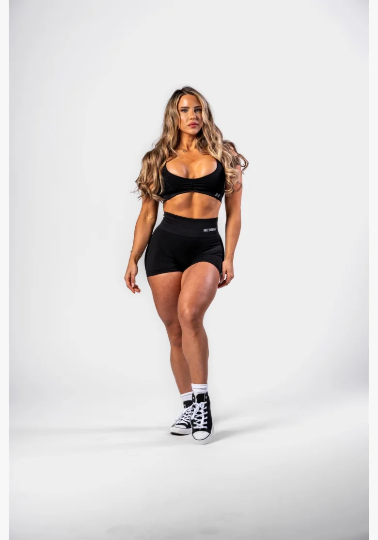 NEBBIA • NEBBIA Pantaloni push-up senza cuciture con vita alta TOTALLY SEAMLESS neri • Nebshop.cz