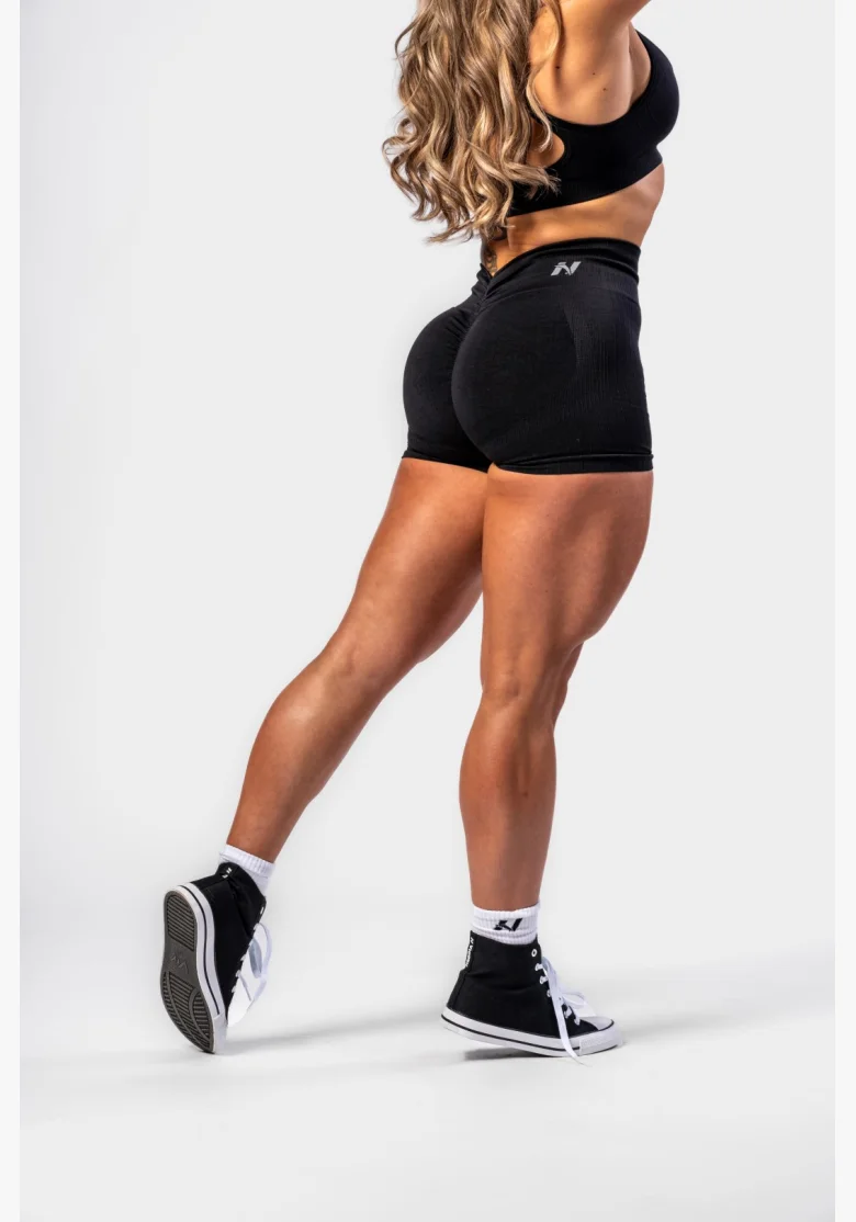 NEBBIA • NEBBIA Pantaloni push-up senza cuciture con vita alta TOTALLY SEAMLESS neri • Nebshop.cz