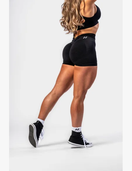 NEBBIA • NEBBIA Pantaloni push-up senza cuciture con vita alta TOTALLY SEAMLESS neri • Nebshop.cz