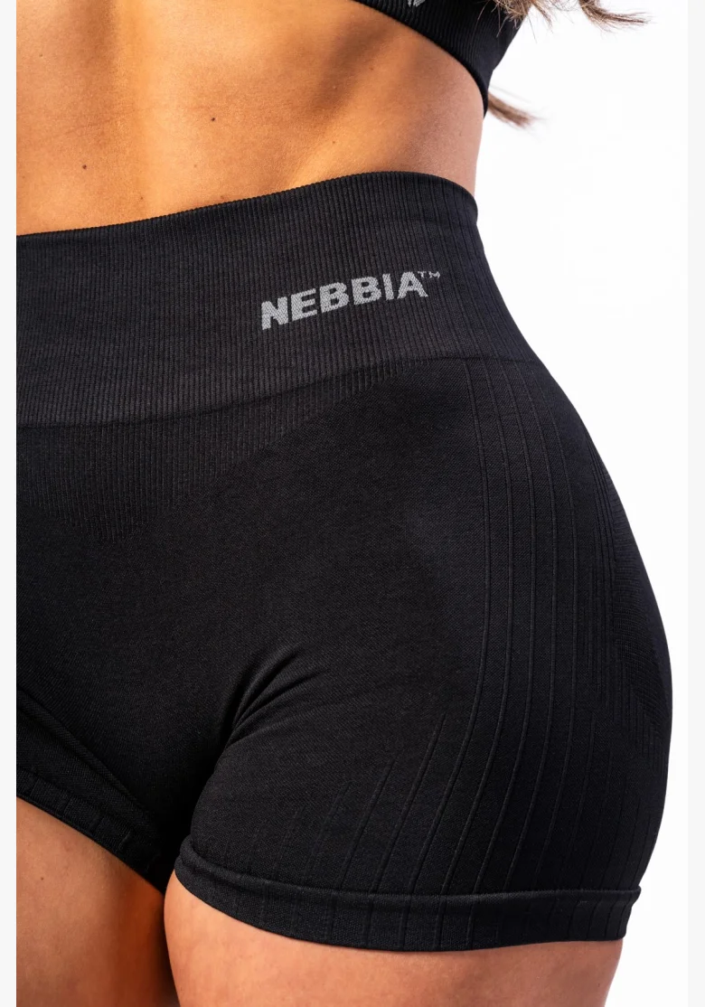 NEBBIA • NEBBIA Pantaloni push-up senza cuciture con vita alta TOTALLY SEAMLESS neri • Nebshop.cz