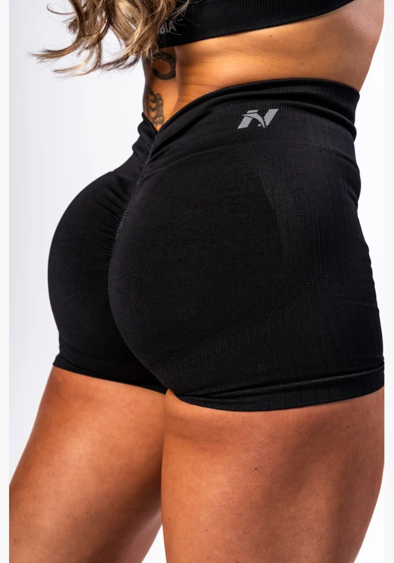 NEBBIA • NEBBIA Pantaloni push-up senza cuciture con vita alta TOTALLY SEAMLESS neri • Nebshop.cz