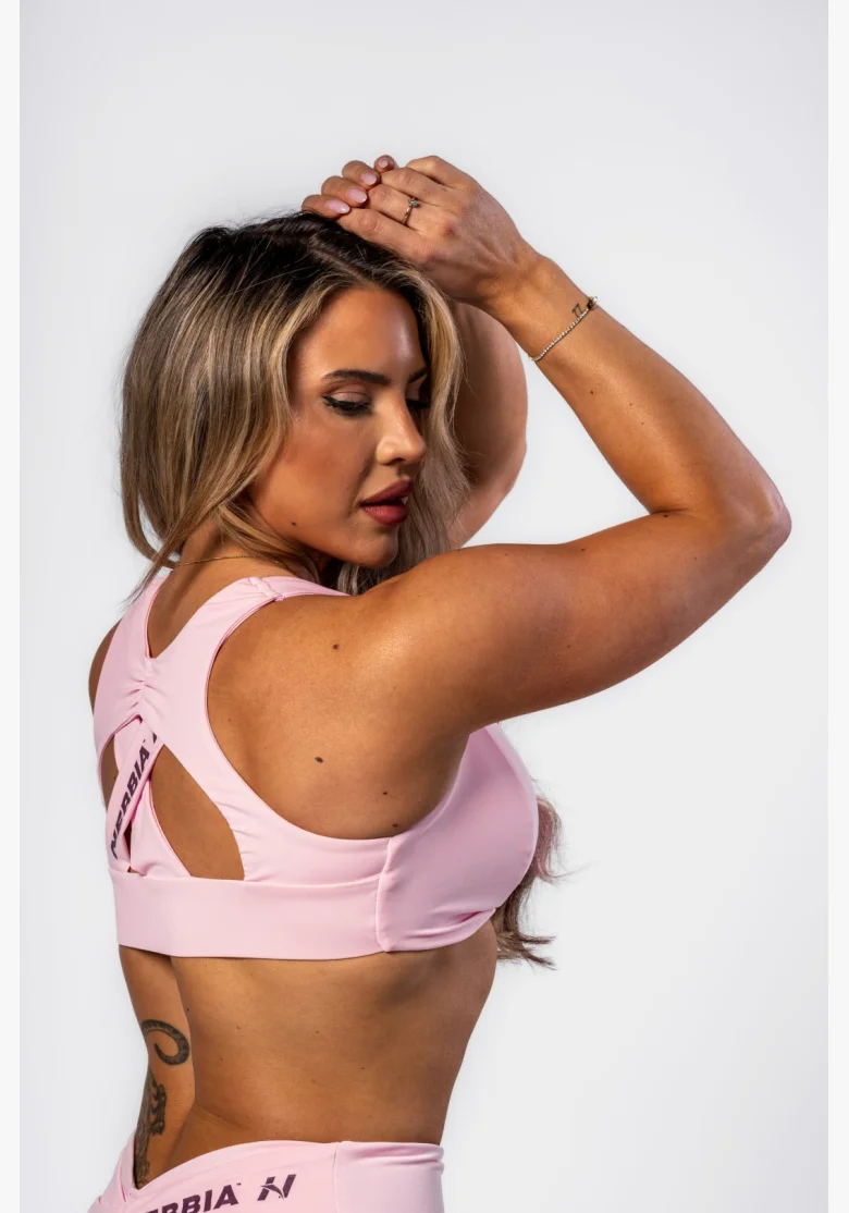 NEBBIA • NEBBIA Brassière sportiva STRONG BEAUTY rosa • Nebshop.it