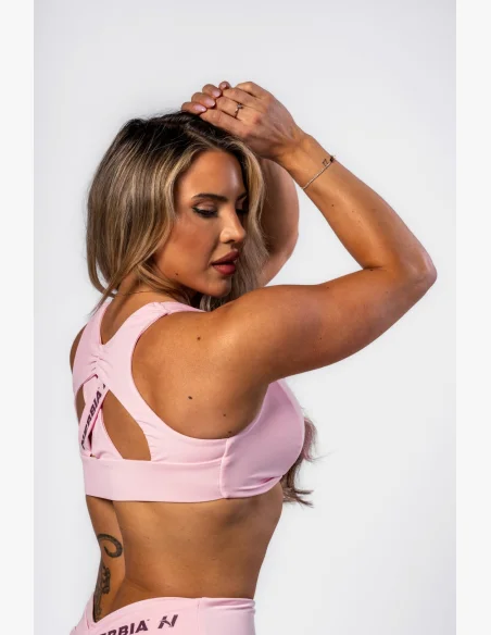 NEBBIA • NEBBIA Brassière sportiva STRONG BEAUTY rosa • Nebshop.it