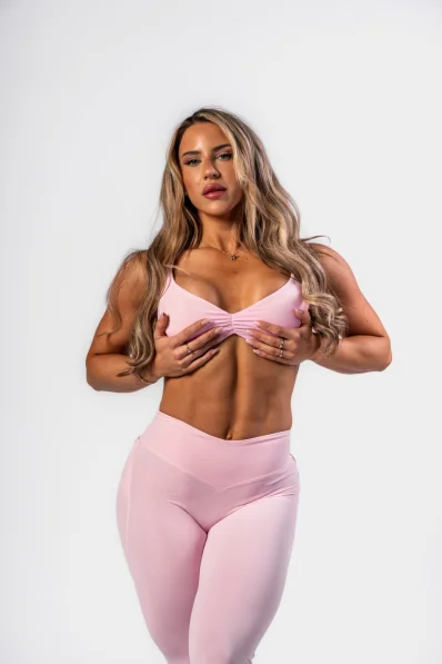 NEBBIA • NEBBIA Brassière sportiva STRONG BEAUTY rosa • Nebshop.it
