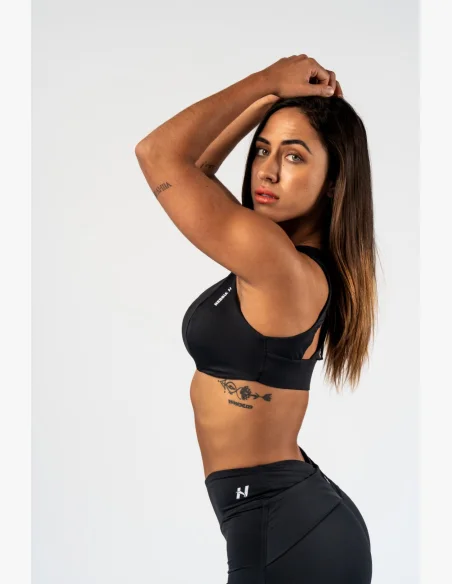 NEBBIA • NEBBIA Reggiseno sportivo STRONG BEAUTY nero • Nebshop.cz