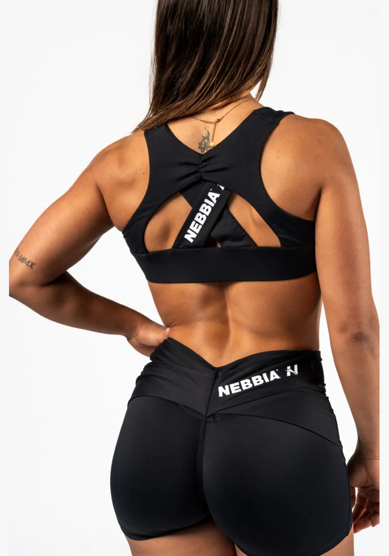 NEBBIA • NEBBIA Reggiseno sportivo STRONG BEAUTY nero • Nebshop.cz