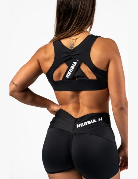 NEBBIA • NEBBIA Reggiseno sportivo STRONG BEAUTY nero • Nebshop.cz
