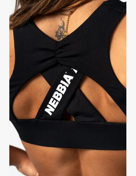 NEBBIA • NEBBIA Reggiseno sportivo STRONG BEAUTY nero • Nebshop.cz