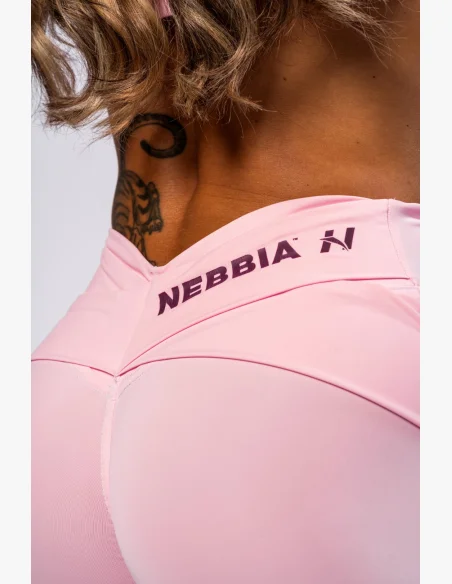 NEBBIA • NEBBIA Leggings modellanti con vita a V STRONG BEAUTY rosa • Nebshop.it