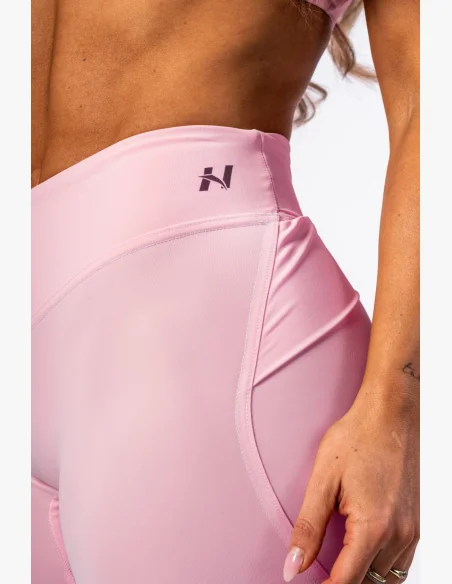 NEBBIA • NEBBIA Leggings modellanti con vita a V STRONG BEAUTY rosa • Nebshop.it