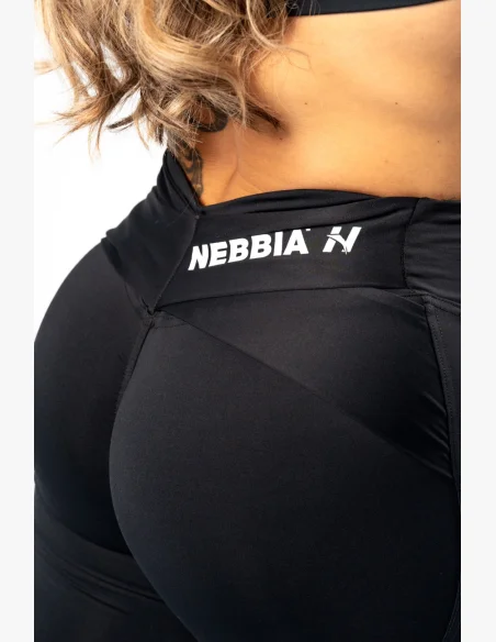 NEBBIA • NEBBIA Leggings modelanti con vita a V STRONG BEAUTY neri • Nebshop.it