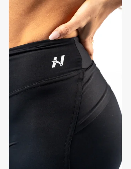 NEBBIA • NEBBIA Leggings modelanti con vita a V STRONG BEAUTY neri • Nebshop.it