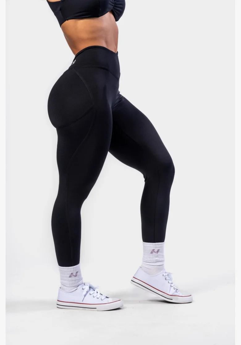 NEBBIA • NEBBIA Leggings modellanti con lacci STRONG BEAUTY neri • Nebshop.cz